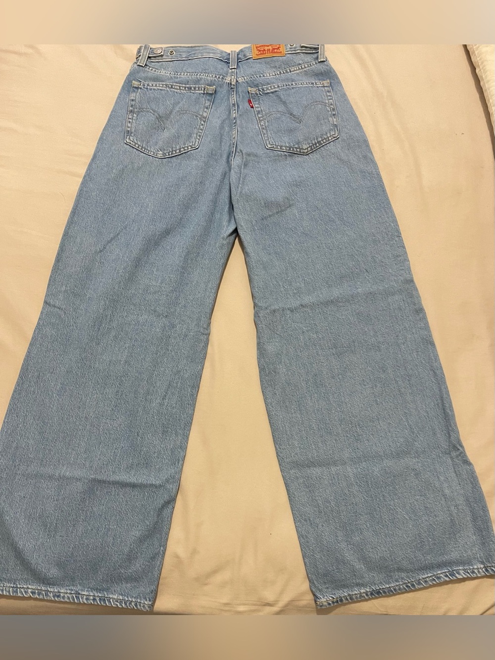 Levi's Light Blue Wide-Leg Women's Jeans - Picture 2 of 3